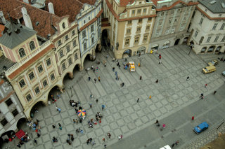 La piazza della Città Vecchia a Praga