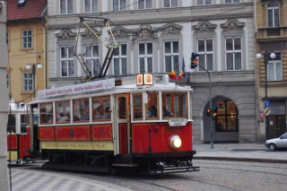 Il tram nostalgico 91 di Praga