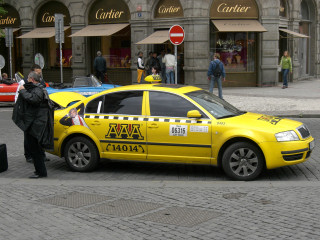 Taxi a Praga