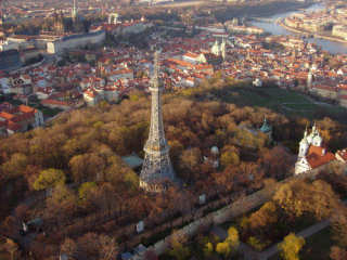 La torre panoramica di Petrin a Praga