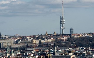 La torre della televisione di Praga